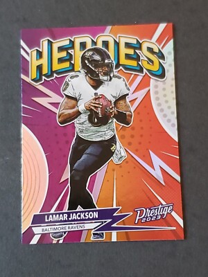 LAMAR JACKSON 2023 Panini Prestige HEROES #H-5 Baltimore Ravens | eBay
