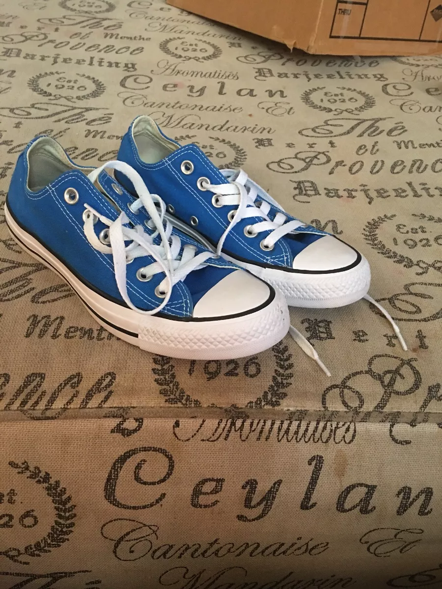 CONVERSE CHUCK TAYLOR ALL STAR BLUE (155572F) SZ MEN'S 5 WOMEN'S 7 | eBay