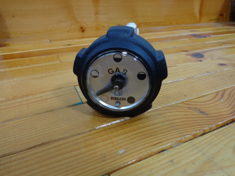 KELCH EZ-GO COLUMBIA HARLEY GOLF CART GAS CAP WITH GAUGE MADE IN U.S.A.