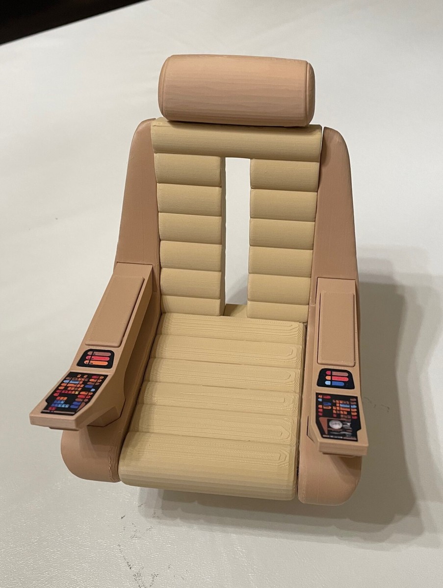 1:6 TNG Picard Captain's Chair for Star Trek QMx, Exo-6, 12