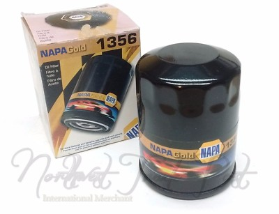 #ad Napa Gold Oil Filter Part No. 1356 with Black Metal Casing Oil Filtration $16.51