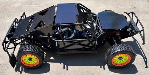 XTREME RACING TEAM LOSI 5IVE-T KOHLENSTOFFFASERHAUBE 1/5 GROSSMASSSTAB GAS-LKW - Bild 2 von 2