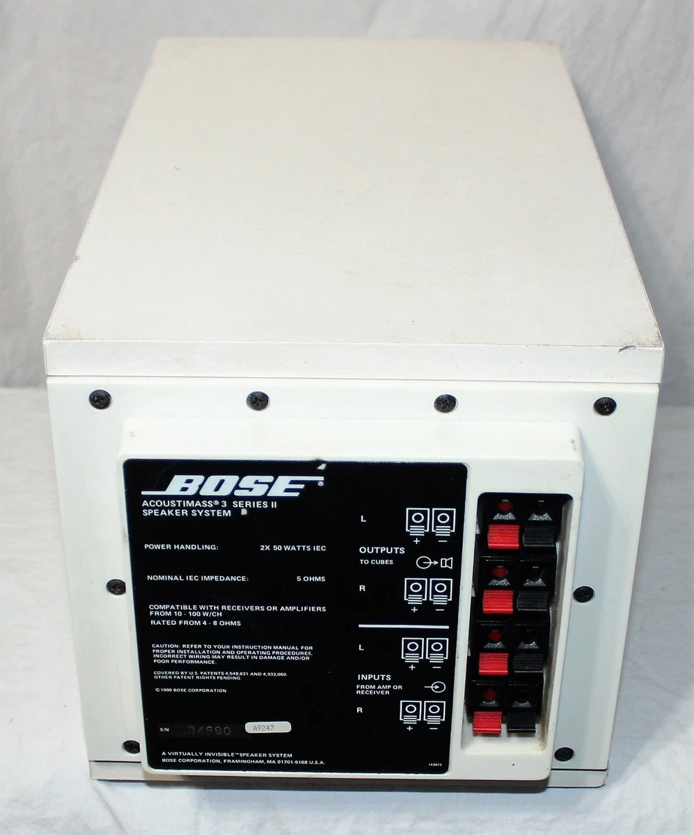 Bose acoustimass 3 series ii subwoofer hot sale