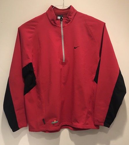 Men's Nike Sphere Pro Red Black Pullover Jacket Size XL #5623 | eBay