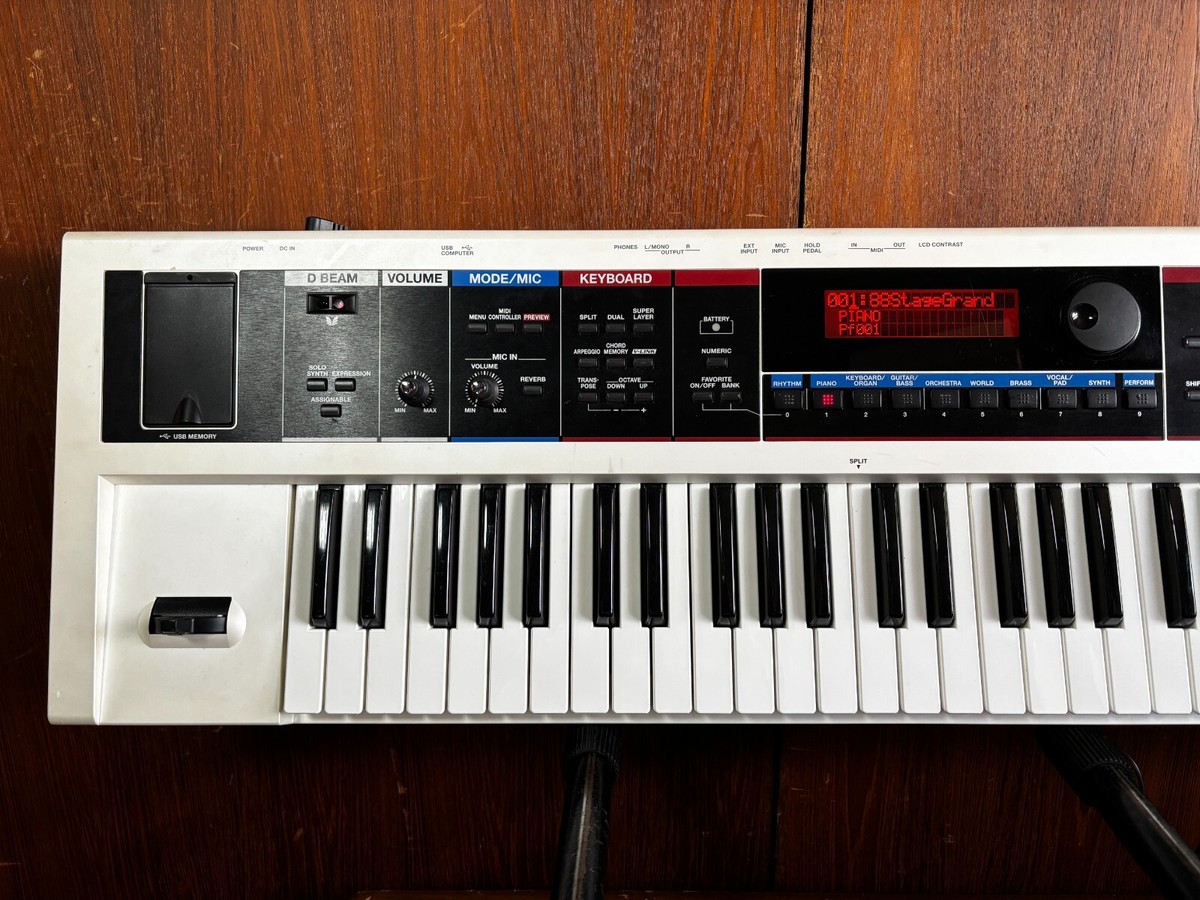 Roland Juno-Di Portable 61-key Mobile Synthesizer White color w