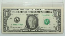 Rare Star Trek Captain Jean-Luc Picard One Dollar Bill Currency Patrick Stewart