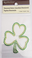 RECOLLECTIONS Dimensional Stickers - SHAMROCK