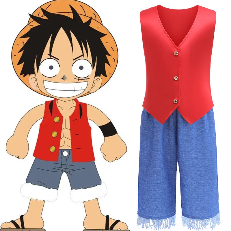 Cosplay Do Luffy Para Bebe