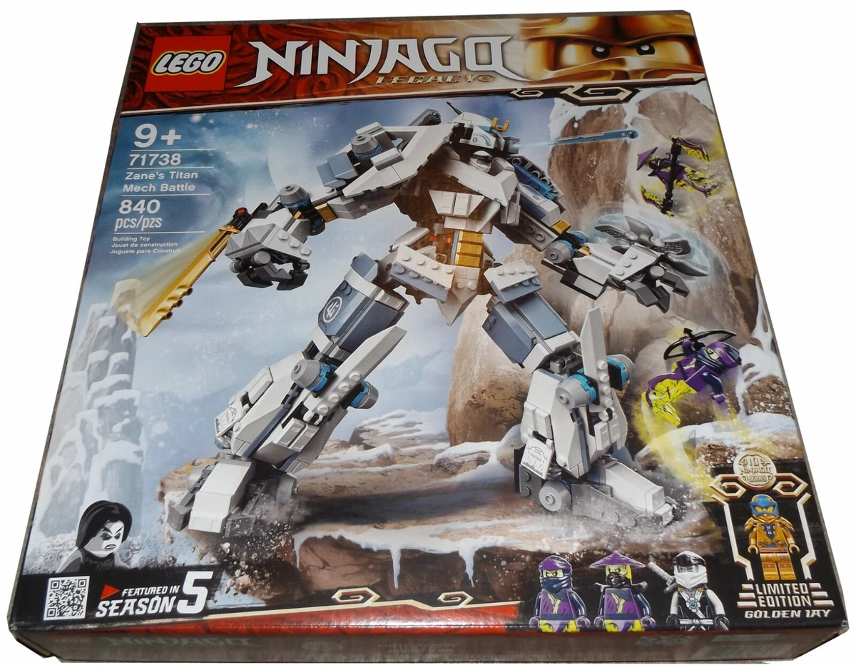 LEGO 71738 Zane s Titan Mech Battle Ninjago Golden Jay ninja Ghost