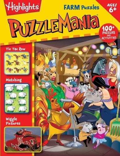 Highlights(tm) Puzzlemania® Activity Bks.: Farm Puzzles by Highlights New