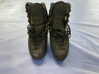 Edea Chorus Figure Skate Boots ONLY | Black | Size 235 B (Narrow) | Mid-Stiff