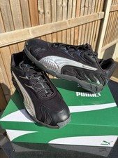 Puma Inhale Smile UK9.5 Black And Silver BNFB Football Tennis Mens Trainers