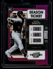 2022 Contenders Optic Mojo Purple Gavin Sheets RC 31/99 Chicago White Sox #6