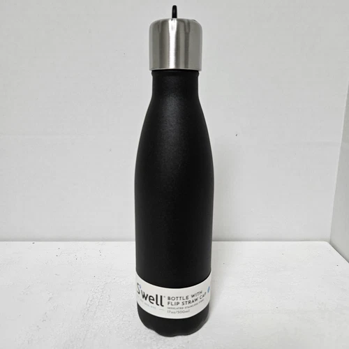 NWT Swell Insulated Stainless Steel Bottle 17oz Flip Straw Cap Water Bottle NYC
