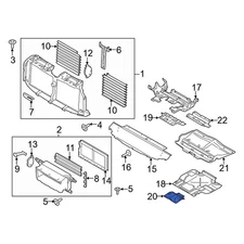 For Ford F-150 2015-2022 Ford FL3Z5D032C Engine Oil Drain Plug Access Cover