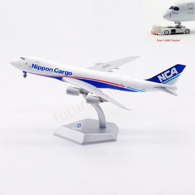 1:400 HX Models Nippon Cargo B747-8F JA12KZ Aircraft Model Free Tractor+Stand