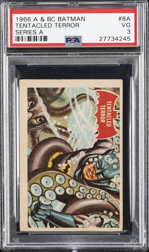 1966 A&BC Batman Red Bat #8A — PSA 3