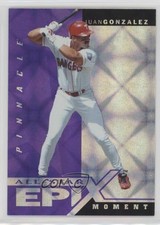 1998 Pinnacle Plus All-Star Epix Moment Purple Juan Gonzalez #E2 0c2