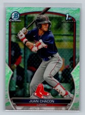 2023 Bowman #BCP-105 Juan Chacon  Lunar Glow Refractor  Boston Red Sox MLB 