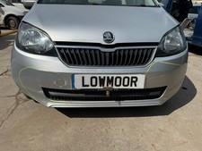 SKODA CITIGO, FRONT BUMPER WITH LOWER GRILLE A7W, 2012, KEY 100