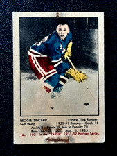 REGGIE SINCLAIR RC 1951-52 PARKHURST 51-52 #103 FAIR+            87386