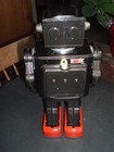 Vtg Horikawa Rotate-O-Matic SUPER ASTRONAUT Robot JAPAN Straco Box WORKING TIN — photo 5