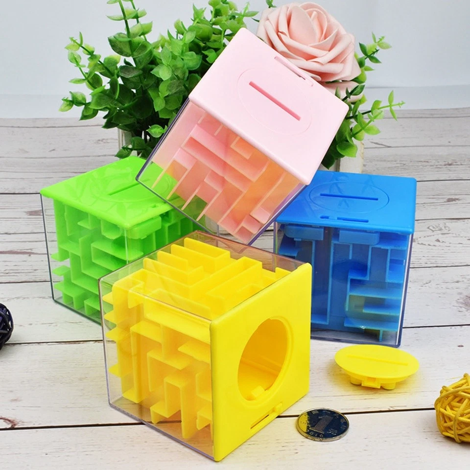 4 Pack Money Maze Puzzle Gift Boxes, Perfect Money Holder Puzzle and Brain6329 - Image 2 of 4