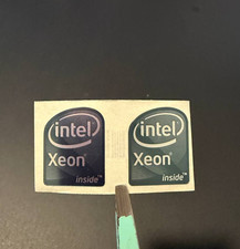 2 x Intel XEON Inside Sticker Label Decal Badge 19mm x 24mm