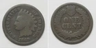 X7157  1869 Indian Head Cent Penny 1c, Good
