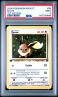 2000 POKEMON ROCKET 1ST EDITION #55 EEVEE PSA 9