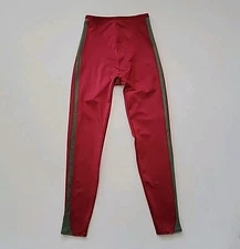 Wacoal City Lights Control Top Pant Leggings XS Red Vintage Low Rise Girdle G400