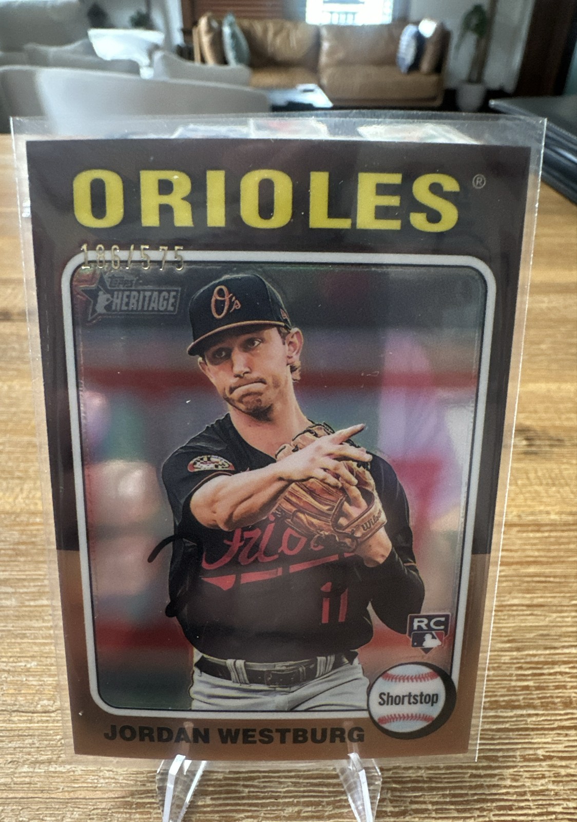 2024 Topps Heritage - Jordan Westburg #229 Chrome Refractor /575 (RC)