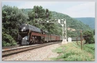 Norfolk & Western Locomotive 611 at Balcony Falls Virginia Postcard