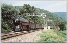 Norfolk & Western Locomotive 611 at Balcony Falls Virginia Postcard