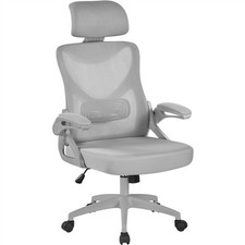 High Back Mesh Office Chair Ergonomic Desk Chair W/ Headrest Adjustable Armrests