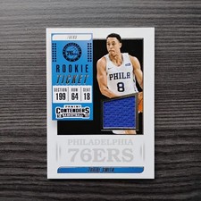 ZHAIRE SMITH ROOKIE TICKET JERSEY 2018 19 PANINI CONTENDERS BASKETBALL #RT-ZSM