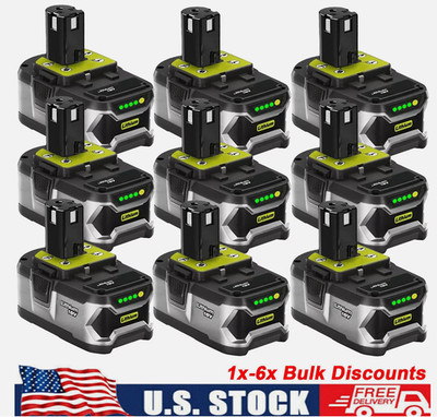 PACK 8.0Ah 18V Lithium-Ion For RYOBI P108 P189 One Plus High Capacity Battery