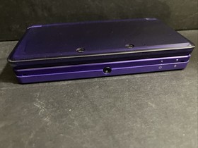 Nintendo 3DS Purple Handheld Console Bundle w/ Case & Mario Game CTR-001 2GB