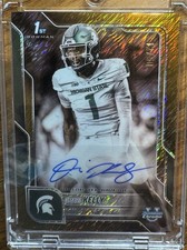 2025 Bowman University Chrome Omari Kelly RC Gold Shimmer Refractor /50 Auto