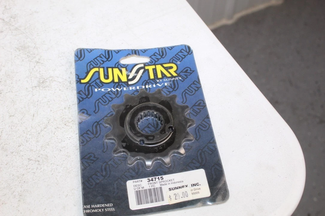 NEW 2002 - 2016 Honda CRF450R Sunstar 15 Tooth Steel Front Sprocket CR 250 500