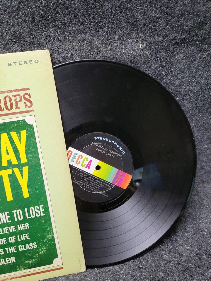 Vintage Conway Twitty Vinyl LP Look Into My Teardrops DL 74828 1966 ...