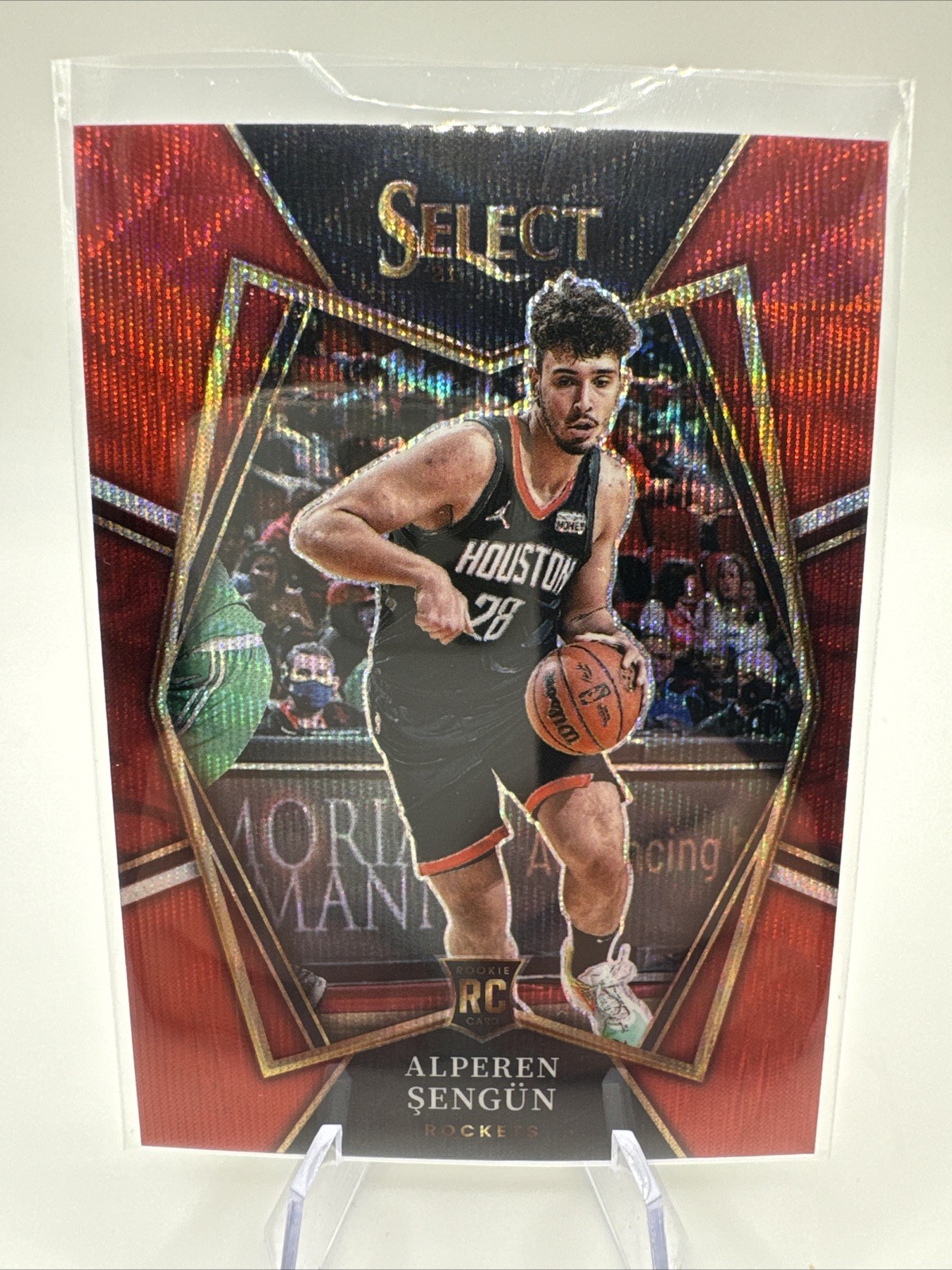 2021-22 Panini Select #114 Alperen Sengun Rookie Premier Red Wave