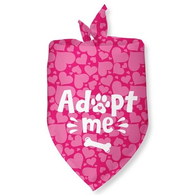 Adopt Me Heart Dog Bandanas for Dogs Adoption Gotcha Day Adopted Dog Bandana ...