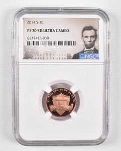 2014-S PF70 RD UCam Lincoln Cent Union Shield NGC Special Lbl *3623