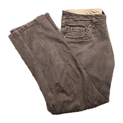 KUHL Jeans Mens 34x30 Brown Riot Denim Articulated Knees Cell Phone Pocket
