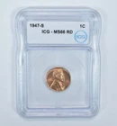 1947-S Lincoln Wheat Cent MS66 RD ICG *4834