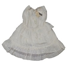 Anthropologie Letmebe White Dress Women's Size XXS NWT