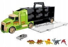 Dinosaurier-LKW, Abschleppwagen, Autos, Rennstrecke 7in1