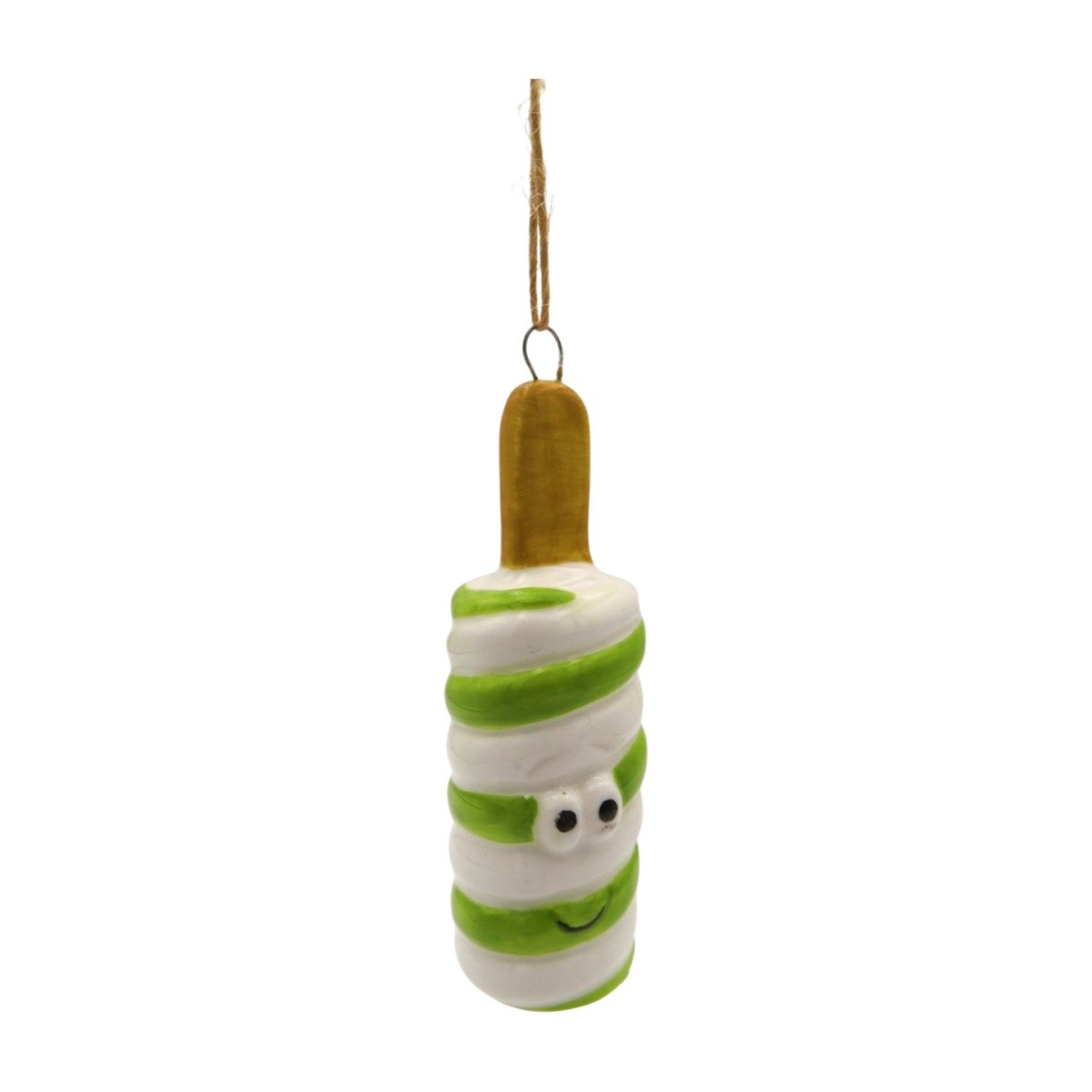 Ceramic Smiling Ice Lolly Hanging Easter Decoration by Giftware Trading Novelty