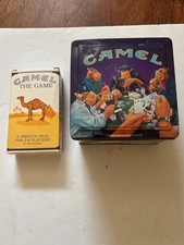 CAMEL THE GAME Dice Card in box Poker Chips Cards Set in Tin - 2 items